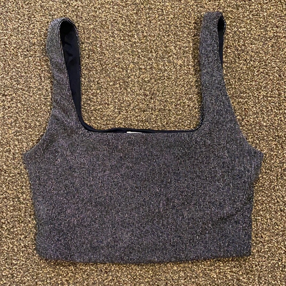 BABATON sparkly crop top